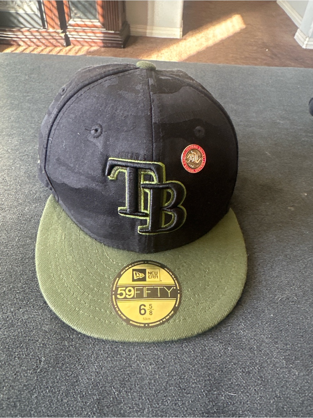 New Era Kids Tampa Bay TB Black & Green Fitted 59FIFTY Hat